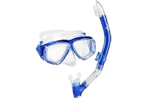 Speedo Unisex Adult Swim Snorkel Dive Mask Anti-Fog with Nose Cover Adventure Series, Multiple Colors, One Size