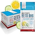 Dr. Boz - Keto BHB Powder - Cucumber Lemon, 20 Packets - Ketones Drink - Increase Energy & Reduce Cravings - Max Strength Dietary Supplement - Quality Tested - Made in The USA - 10.9oz (310g)