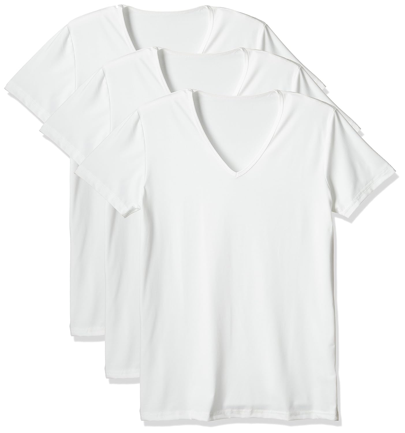 Roi インナー シャツ 『俺の 肌着 』DRY&AIR [3枚組] メンズ クールビズ Tシャツ(L：[身長]170～180cm)