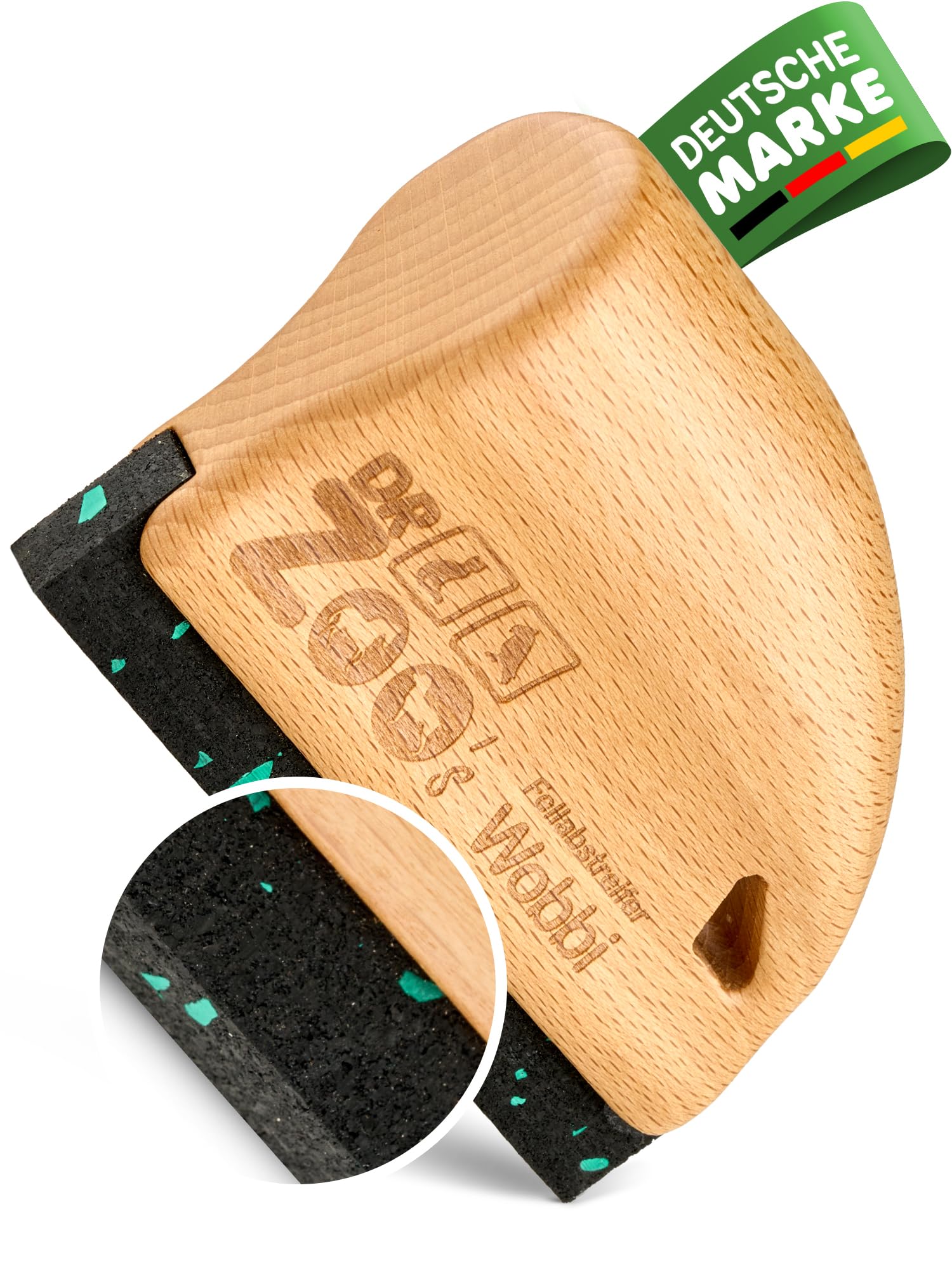 DR Zoo Noppi fur scraper for your horse or as a horse brush and accessories (wood, S - for small dogs and cats)