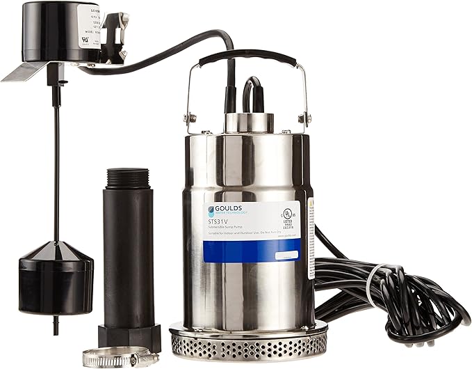 STS31V Goulds Submersible Sump Pump 1/3 HP 115 V by Goulds