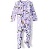 The Children's Place Baby-Girls and Toddler Long Sleeve Zip-Front Snug Fit 100% Cotton 1 or 2 Piece Set