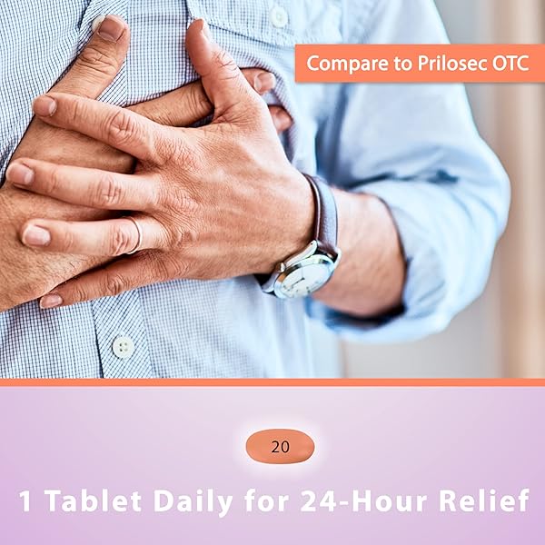 CURIST OMEPRAZOLE 20MG TABLETS – 42 COUNT DELAYED-RELEASE TABLETS – ACID REFLUX MEDICINE FOR HEARTBURN RELIEF
