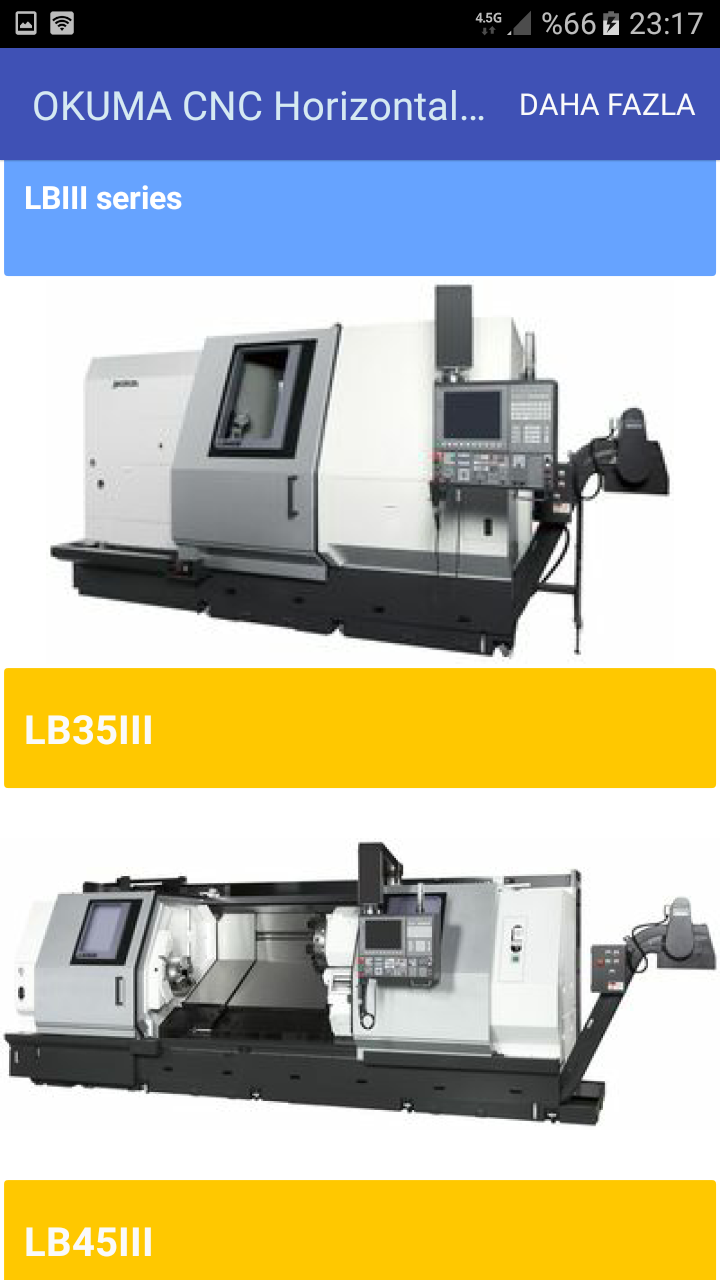 OKUMA CNC Horizontal Lathes