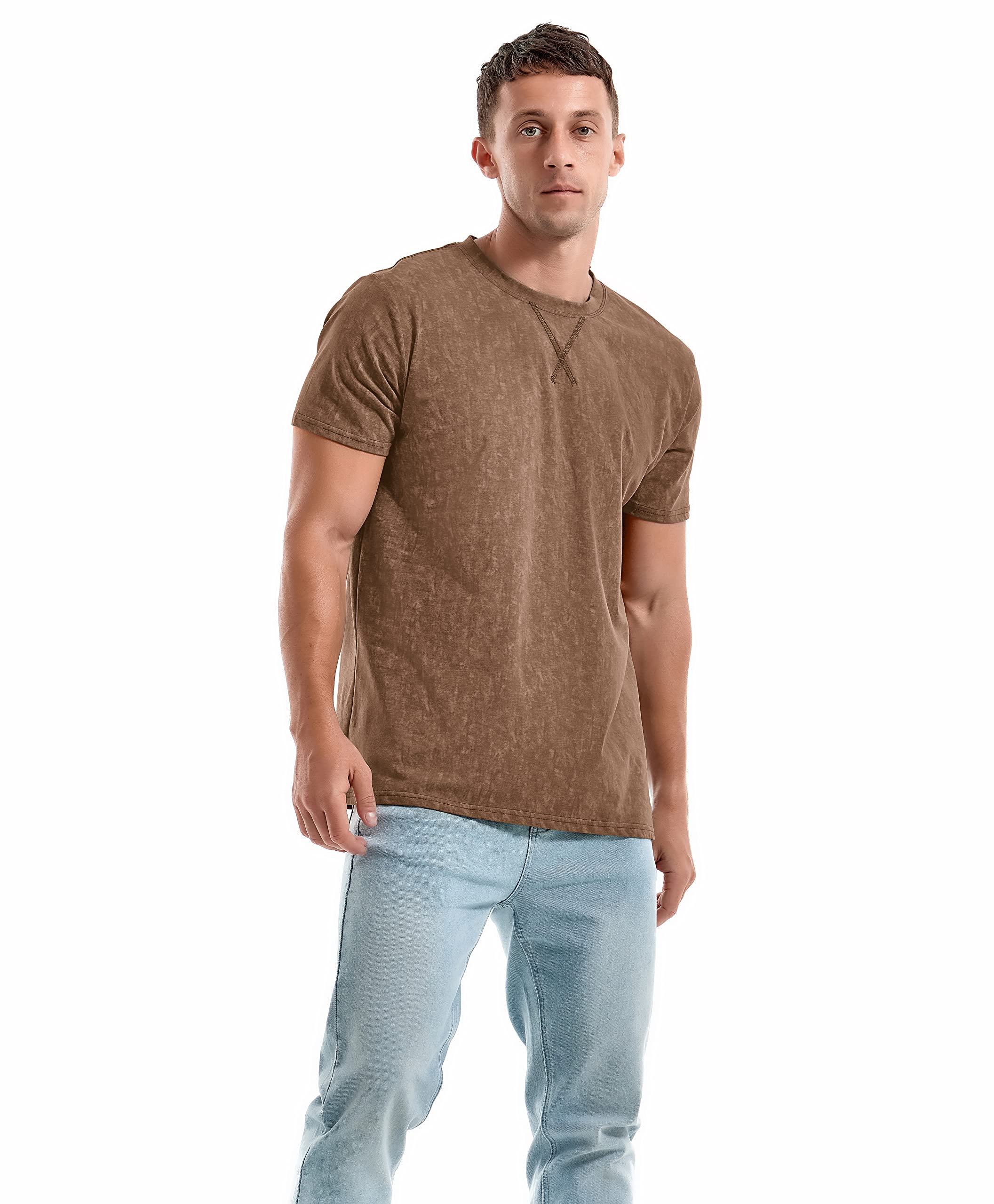 KLIEGOU Men's T-Shirts - Premium Cotton Crew Neck Tees S - 4XL