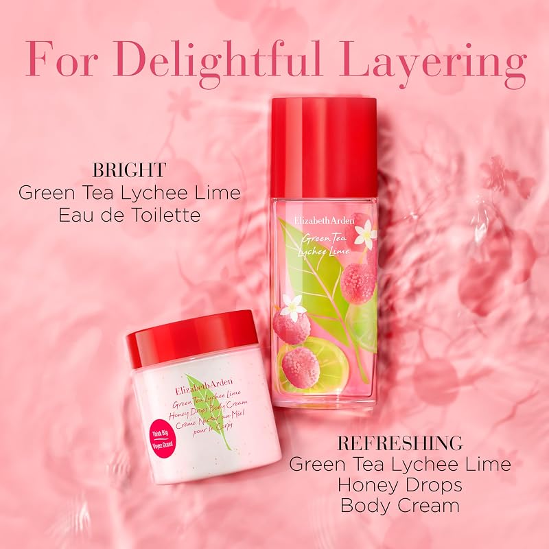 – Green Tea Lychee Lime, Eau de Parfum, Erfrischendes Parfüm mit grünem Tee, Litschi und Geranie, Damenparfüm, 100 ml
