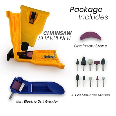 Aazon.co : Chainsaw Teeth Sharpener, Universal and Fast Chainsaw