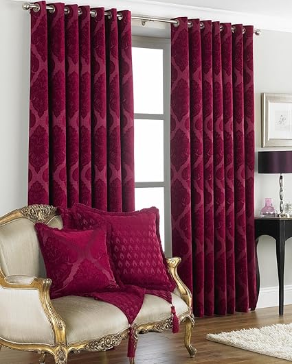 Riva Paoletti Winchester Ringtop Eyelet Curtains Pair