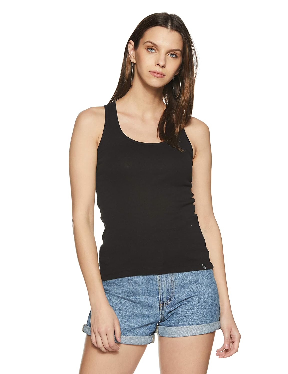 Jockey Women's Cotton Tank Top (14670110BLACKL) Amazon.in Clothing