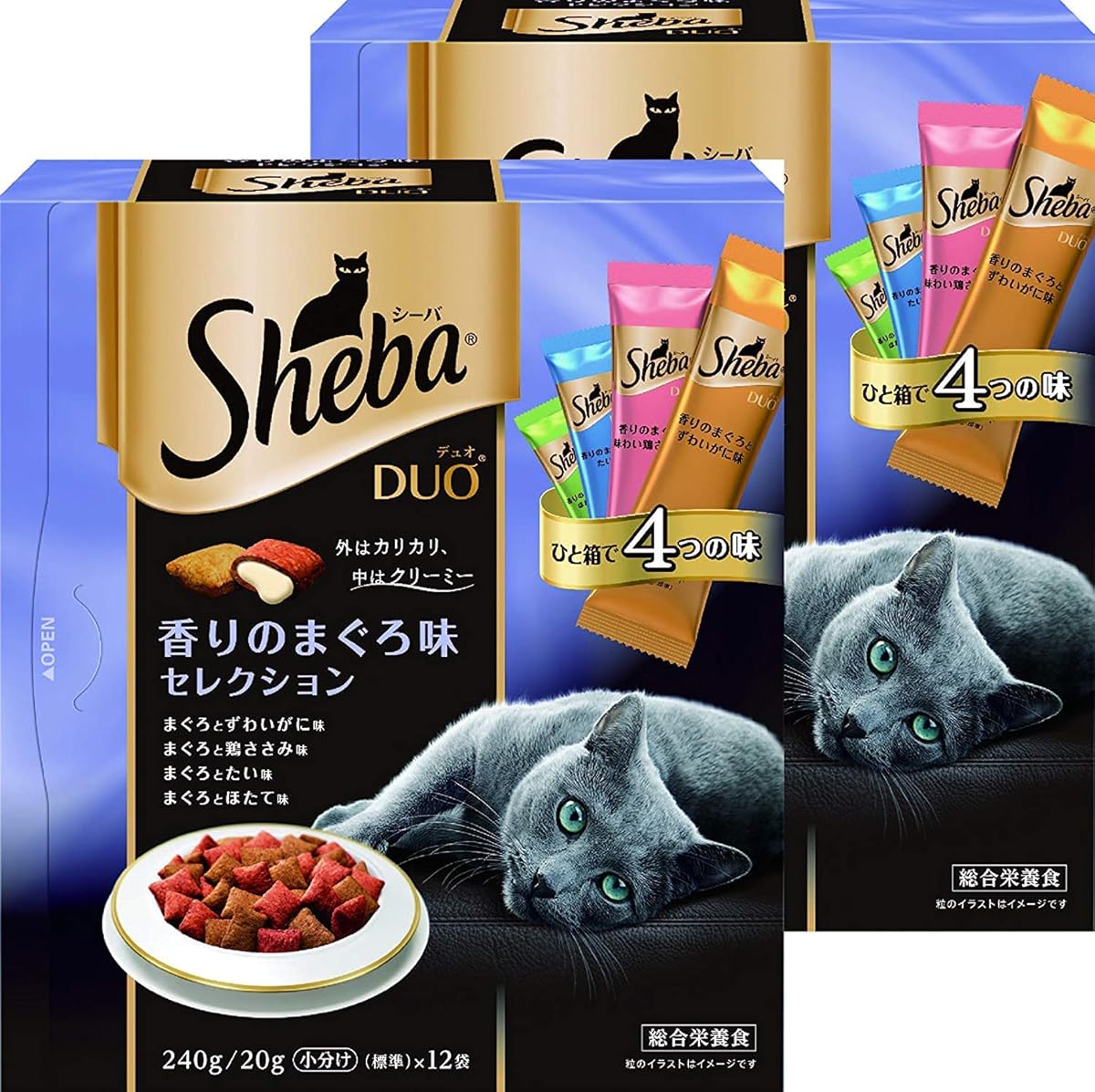 Sheba Duo Japanese Cat Food 240g × 2box 4902397800286 eBay