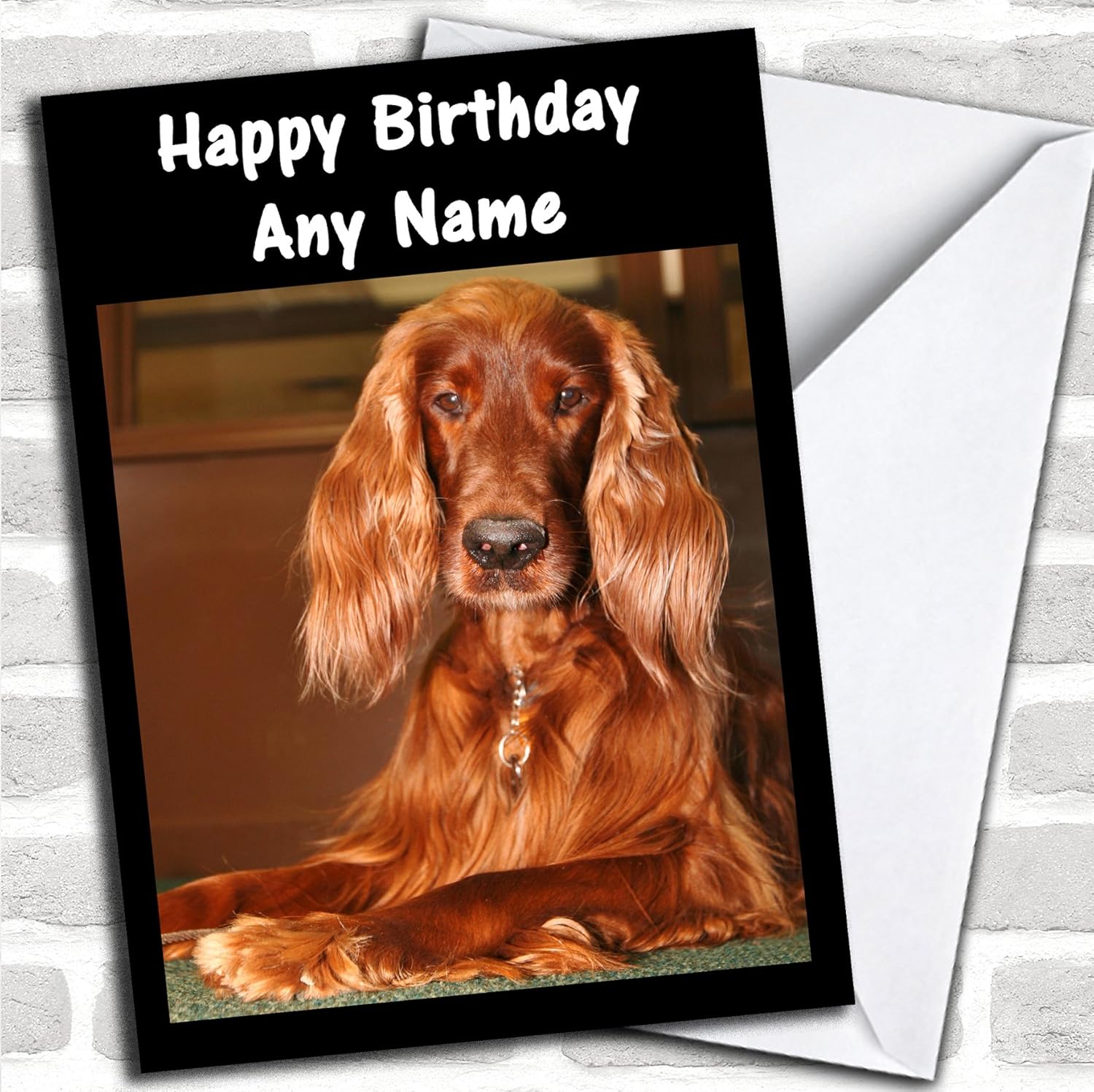 happy birthday irish setter
