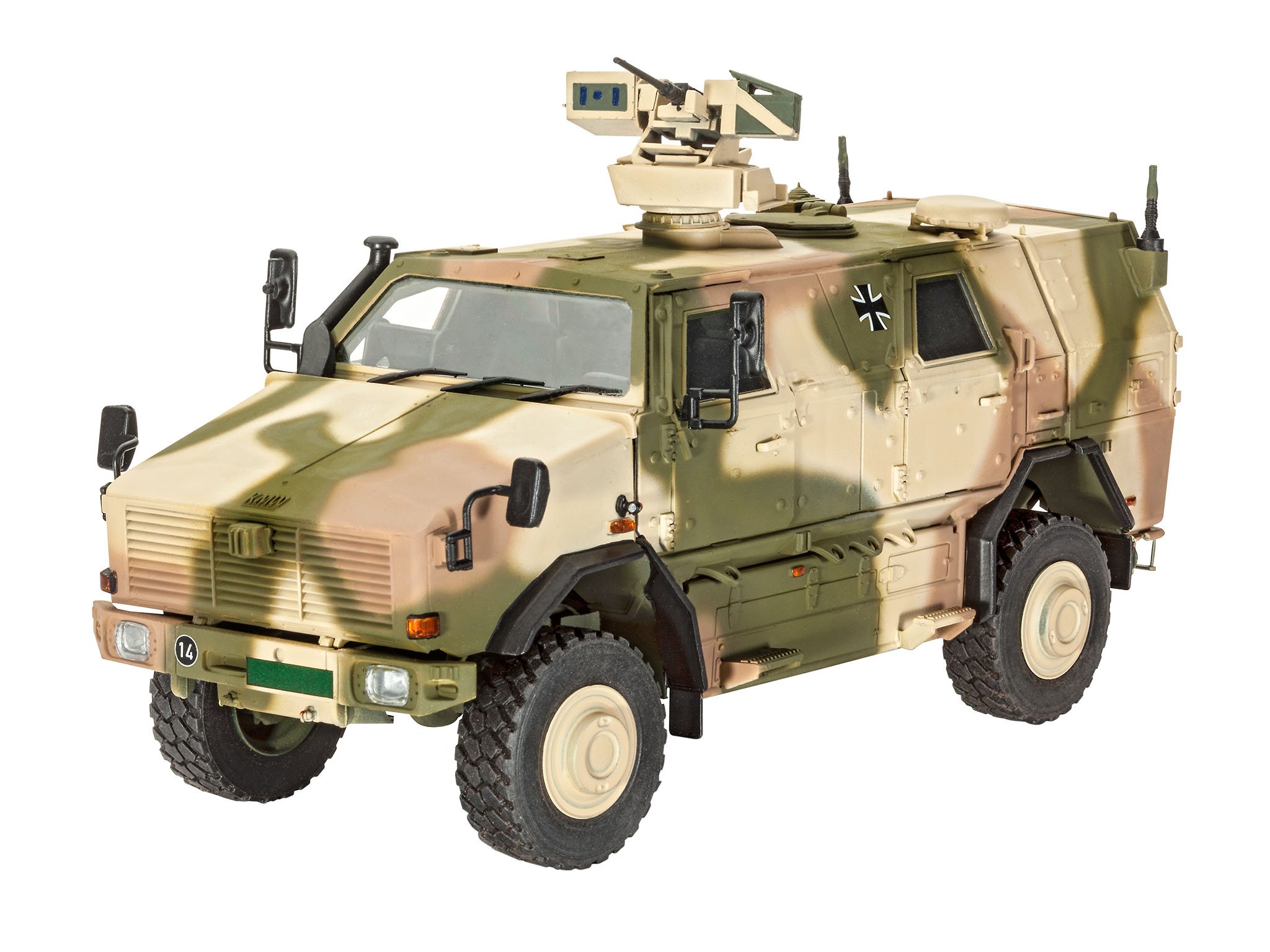 Revell Dingo 2 GE A3.3 PatSi Model Kit, 1:35 Scale, 17.5 cm
