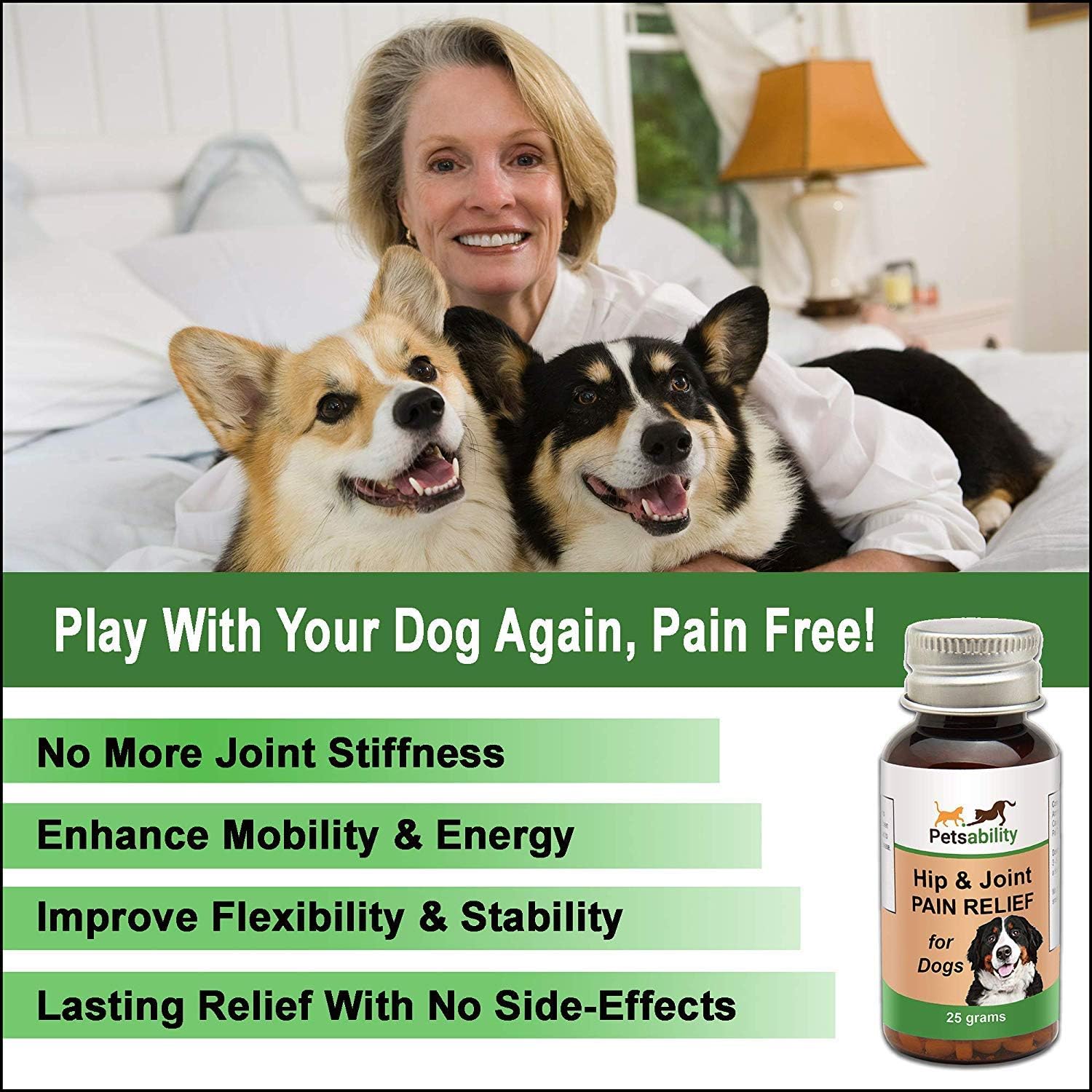 dog hip and joint pain relief