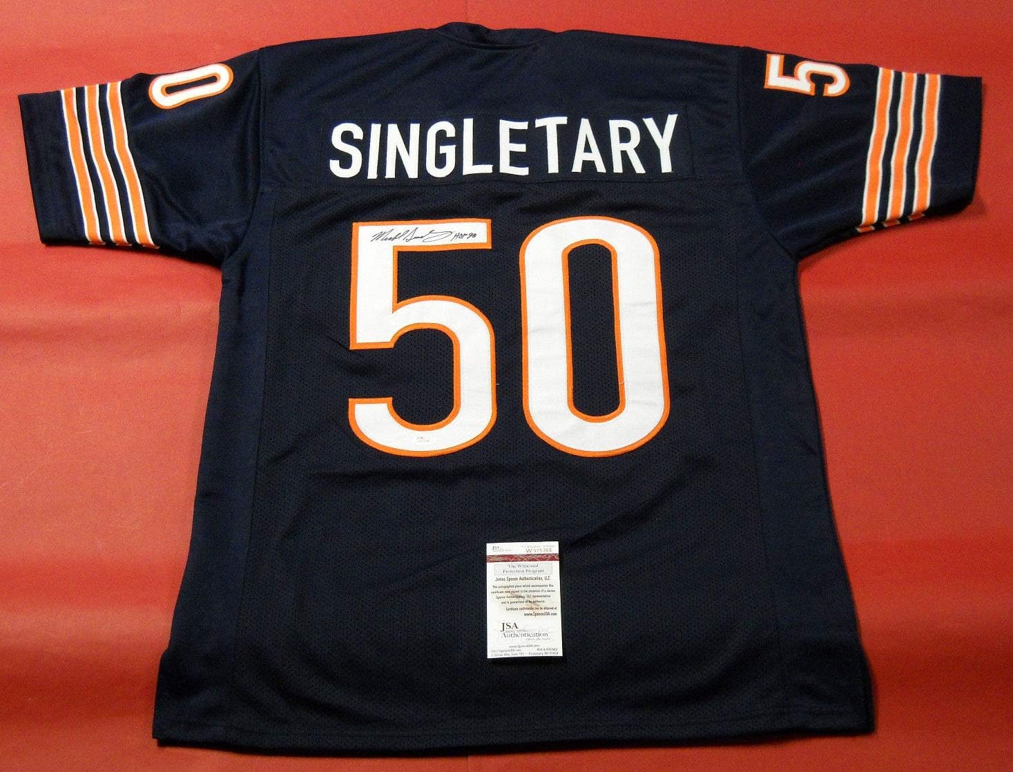 singletary bears jersey