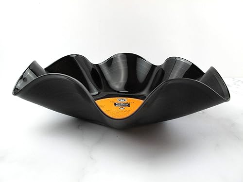 Schale Aus Schallplatten Orange Amazon De Handmade
