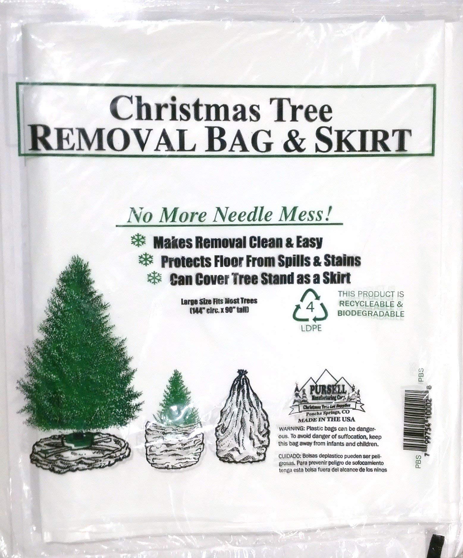 7ft christmas tree storage bolsa