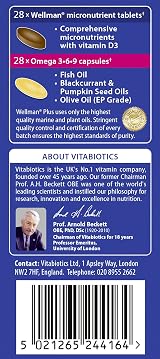 Wellman Plus Multivitamin 28 tabs + 28 capsules for Men UK No.1 view 3