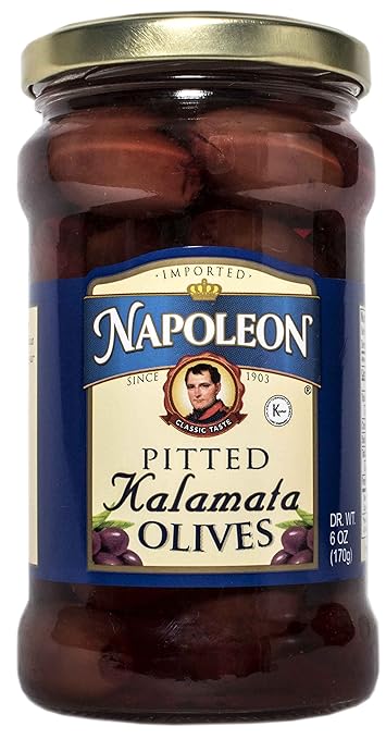 Napoleon Pitted Kalamata Olives, 6 oz