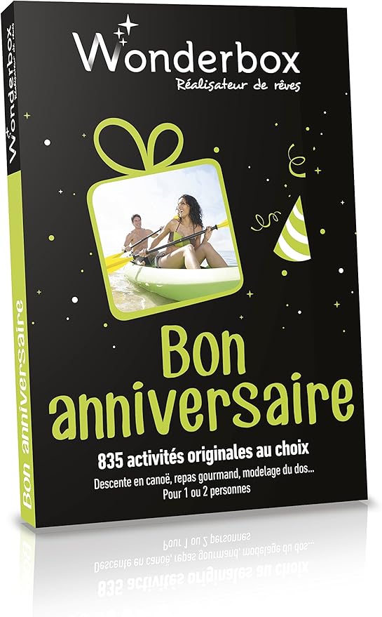 Coffret Cadeau Wonderbox Bon Anniversaire Amazon Fr Hygiasne Et Soins Du Corps