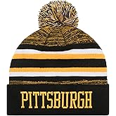Pittsburgh Beanie Hat Football Knit Hats Winter Cuffed Stylish Beanie Cap Sport Fans Fashion Toque Cap Black