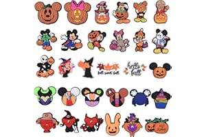 DECWENME Halloween Shoes Charms Ghost Face Grim cartoon Ornaments Skeleton Shoe Decoration Accessories Buckle For Men Women Party Gifts