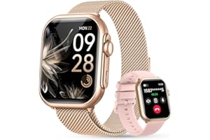 BANLVS Smart Watch for Women for iPhone Android: 1.85" Smart Watch with 30 Days+ Battery Life Make/Recive Call Heart Rate SpO2 Sleep Monitor 120+ Sport IP68 Waterproof Fitness Tracker Watch Pedometer Reloj