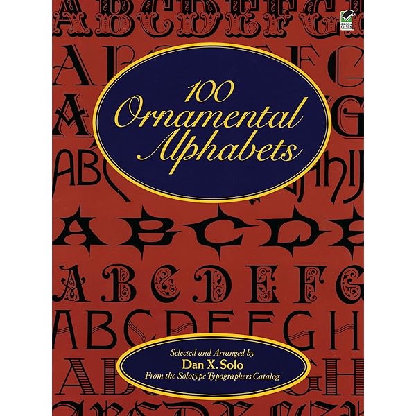 Art Nouveau Typographic Ornaments (Dover Pictorial Archive): Solo