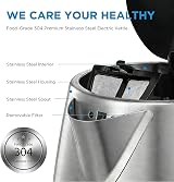 Midea Electric Kettle 3000W 1.7L Stainless Steel LED Indicator Dry Burn Protec view 3