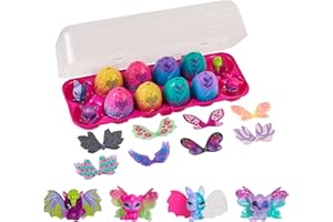 Hatchimals CollEGGtibles, Wilder Wings 12-Pack with Mix and Match Wings, Kids Toys for Girls Ages 5 and up