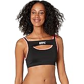 UFC Layered Sports Bra for Women – Stretchable Polyester – Pull-Over Style – Logo Imprint