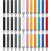 Shappy 36 Pcs Wrist Keychain for Keys Wrist Strap Keychain Bulk Key Chain Holder with Key Rings for Women Men Nylon Hand Wristlet Lanyard for Car Keys Wallet Bag holder, 12 Colors