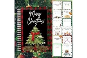Semyifu Christmas Gift Card Book - Surprises on Every Page, DIY Spiral-Bound Merry Christmas College Survival Kit, Greeting Card Book for Students & Graduation Gifts (S30)