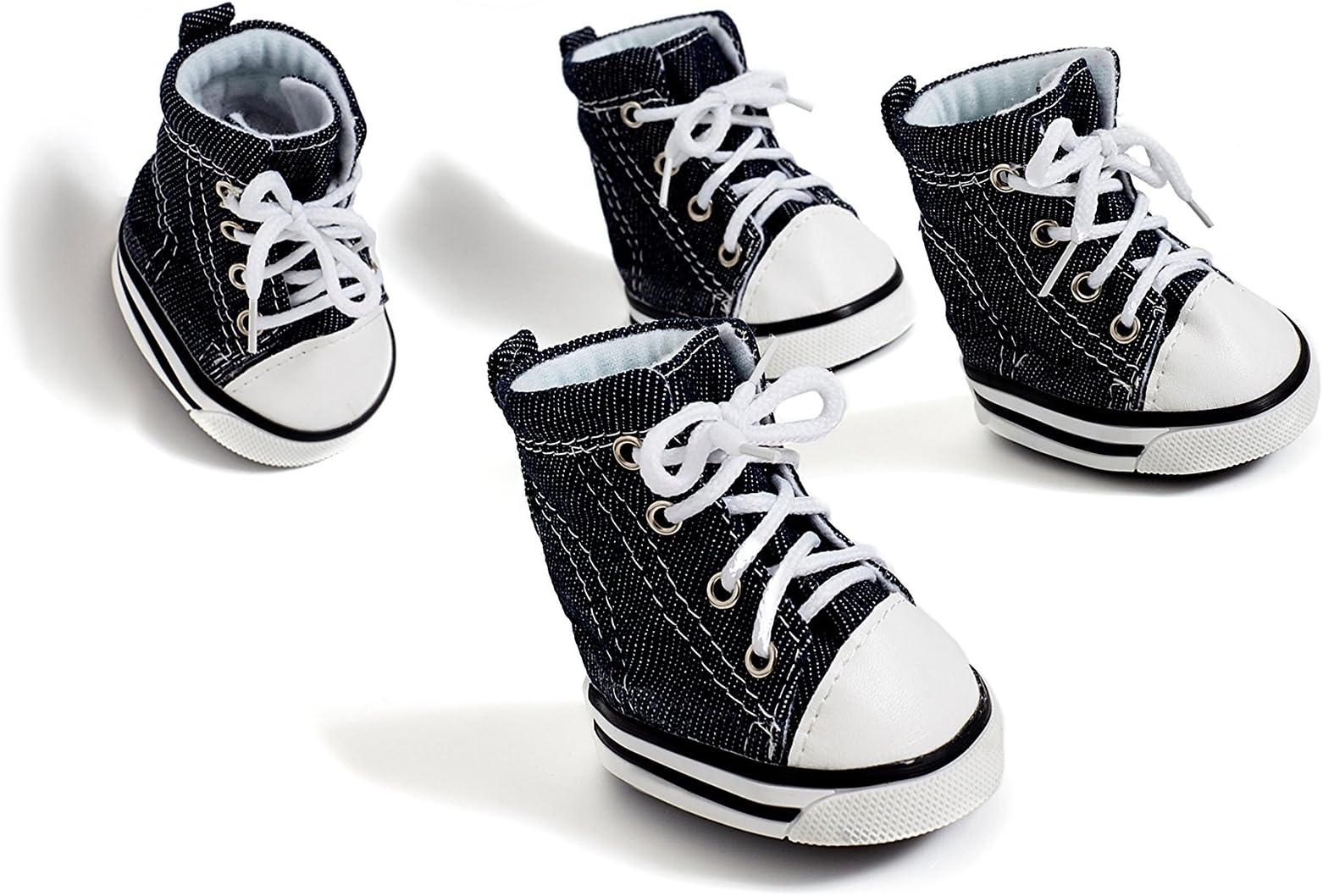 Nothing But Love Pets Medium Dog Sneakers Canvas Shoes for Cocker Spaniel Collie Corgi Poodle Vizsla