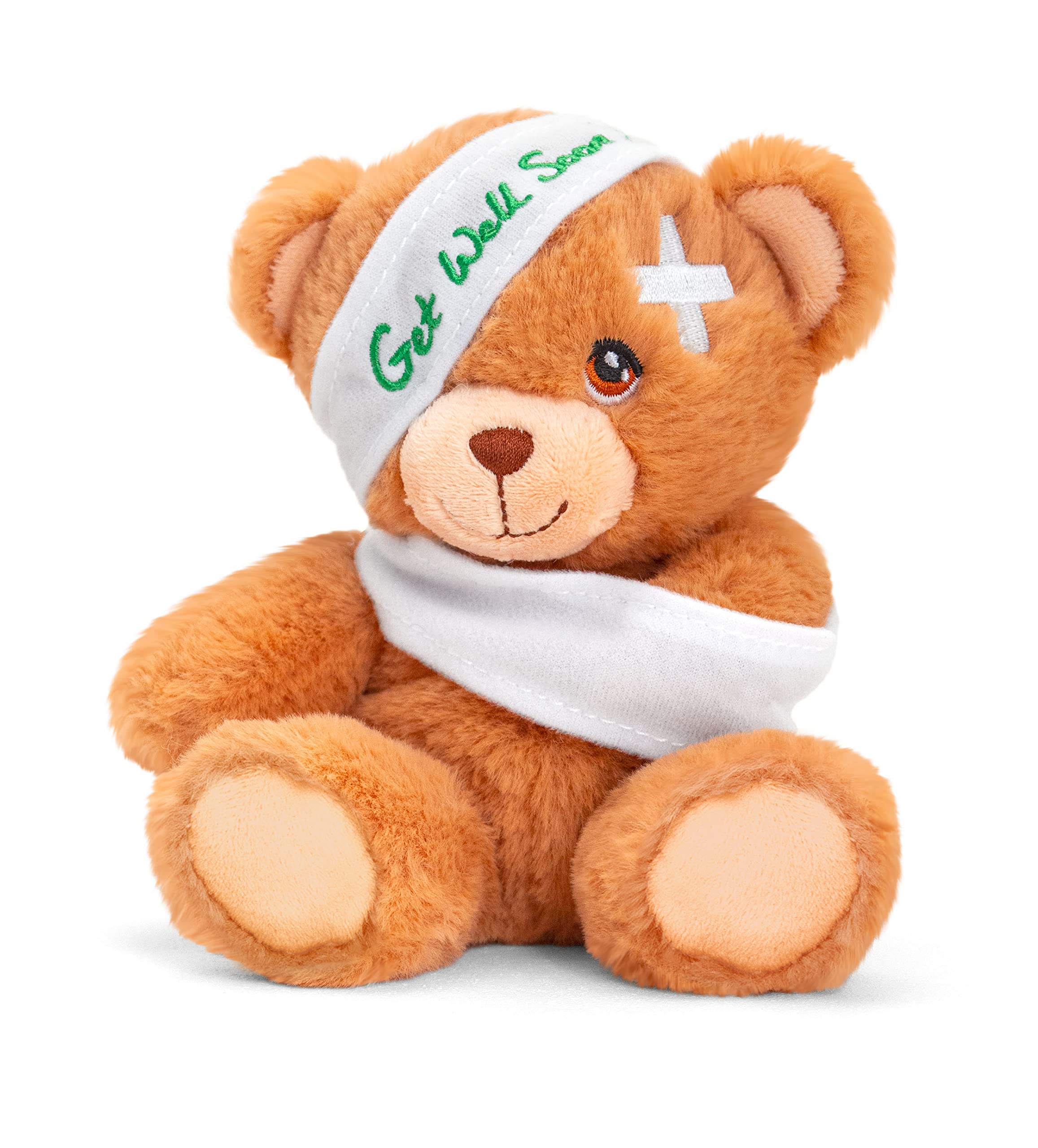 Deluxe Paws Gift Teddy Bears for Special Occassions, 100% Recycled (Get Well Soon)