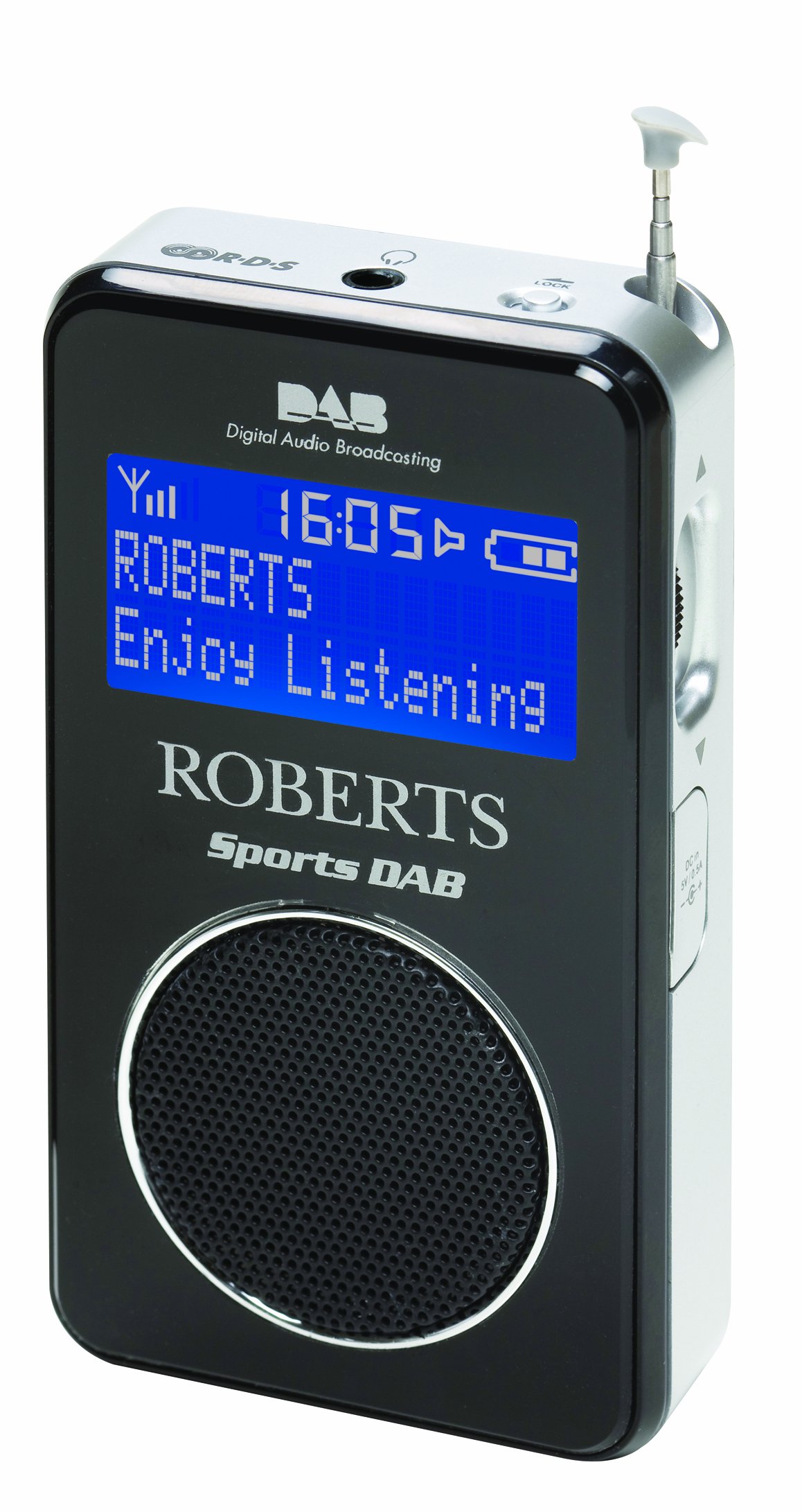 Roberts Radio Sports DAB/FM RDS Personal Digital Radio with Loudspeaker