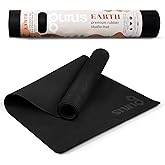Gurus Natural Rubber Yoga Mat, Eco Friendly Earth Yoga Mat, Non Slip Yoga Rubber Mat, 72x25 Inches 5 mm Thickness