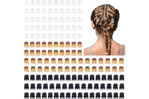 Cobahom 150PCS Extra Small Claw Clips for Thin Thick Hair, Super Mini No-Slip 1.5 cm Tiny Hair Clips for Hair Styling, Small 