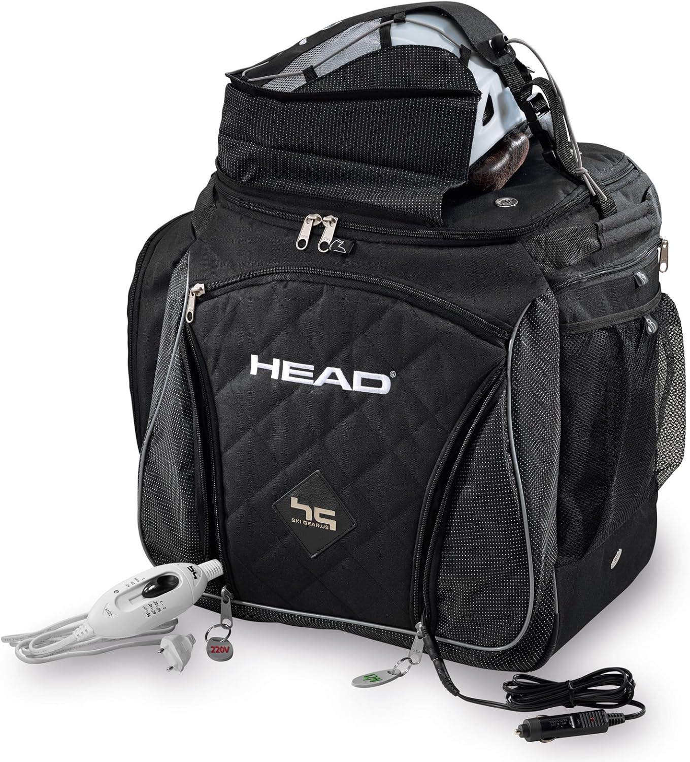 head heatable boot bag