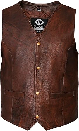 Vintage Brown Classic Mens Motorcycle 