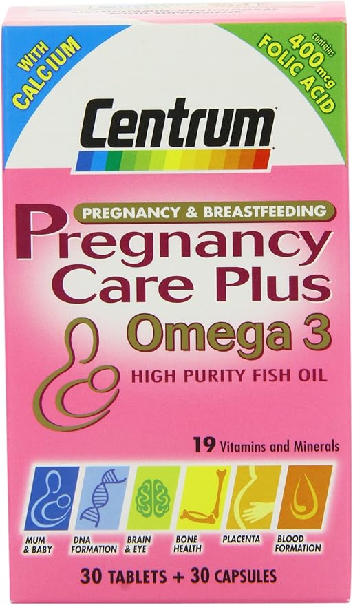 Centrum Pregnancy Care Plus Omega Tablets Pack of 60 Amazon.co.uk