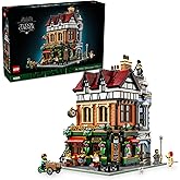 LEGO Icons Tudor Corner Building Set for Adults 18+ - DIY Miniature House Kit - Collectible Mini House Building Set for Men a