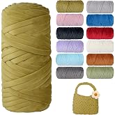 2LBS Medium Thick Chunky Yarn for Arm Knitting, 0.47 Inch Soft Giant Tube Yarn, Bulky Crystal Fleece Knitting Yarn for DIY Throw Blanket, Pet Bed, Pillow, Cushion and Purse