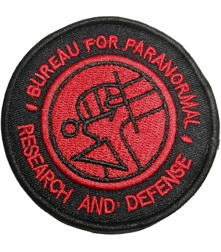 Hellboy Patch Hellboy Costume Hellboy Research & Defense Brown Logo Patch - 3 Inch ...