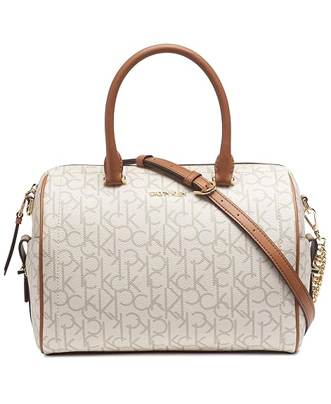 calvin klein signature satchel