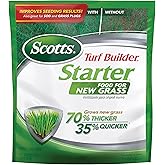 Scotts Turf Builder Starter Food for New Grass, 3 lbs. | Use When Planting Lawn Seed, Covers 1,000 sq. ft.