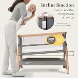 Tutti Bambini CoZee Breeze PLUS Bedside Crib Oak Charcoal 0-6m view 5