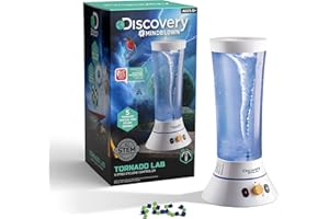 Discovery™ Tornado Lab, 5-Speed Cyclone Controller, Educational Learning Activity Kit, Fun and Exciting Toy, STEM Experiment Set for Boys, Girls, Kids Ages 6+
