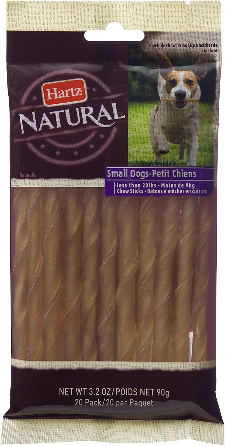 hartz natural rawhide chews