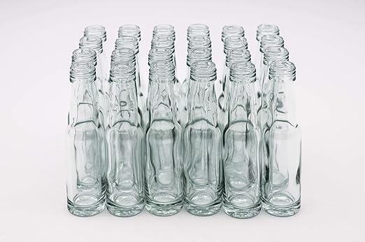 24 Leere 20 Ml Kleine Glasflaschen Mit Schraubverschluss Gold 18 Mm Kleine Flaschen Zum Befullen Mit Z B Likor Schnaps Essig Und Ol Mini Flaschen Schnapsflaschen Klein 24 Amazon De Kuche Haushalt