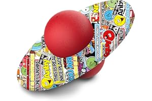 ANBY Pogo Ball for Kids & Adults Up to 200lb, Balance Coordination Trick Bounce Board Pop Ball Cool Fun Challenge Indoor Outdoor Toys Pogo Jumper Birthday Gifts for Boys Girls Christmas